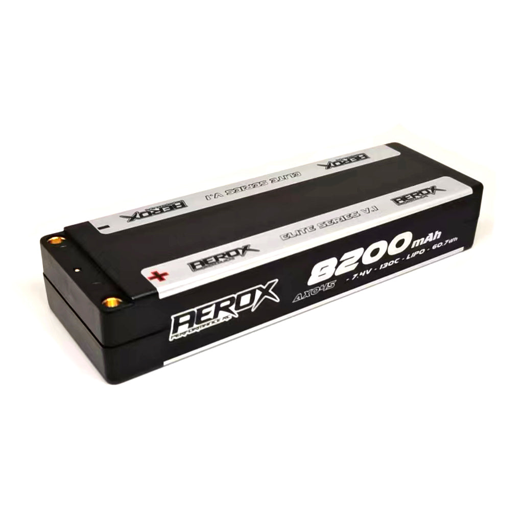 Aerox - AEROX ELITE LiPo 8200mAh Stick 7.4v 130C 25mm - AX045