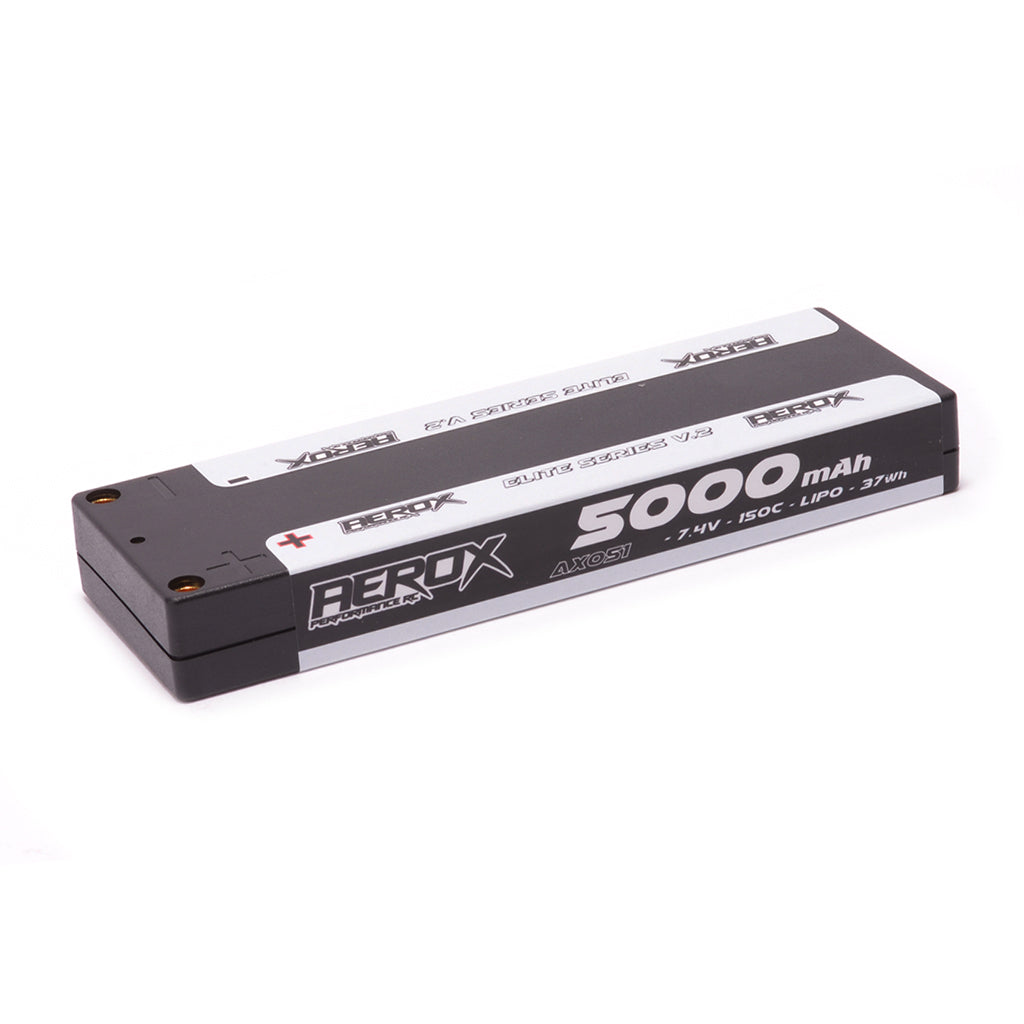Aerox - AEROX ELITE LiPo 5000mAh Stick 7.4v 150C 18mm - AX051