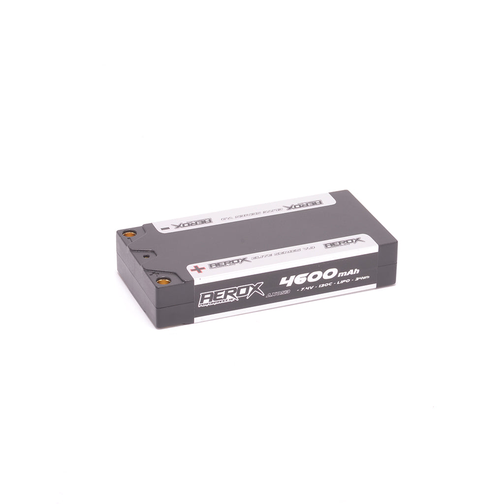 Aerox - AEROX ELITE LiPo 4600mAh Shorty 7.4v 130C 18.5mm - AX053