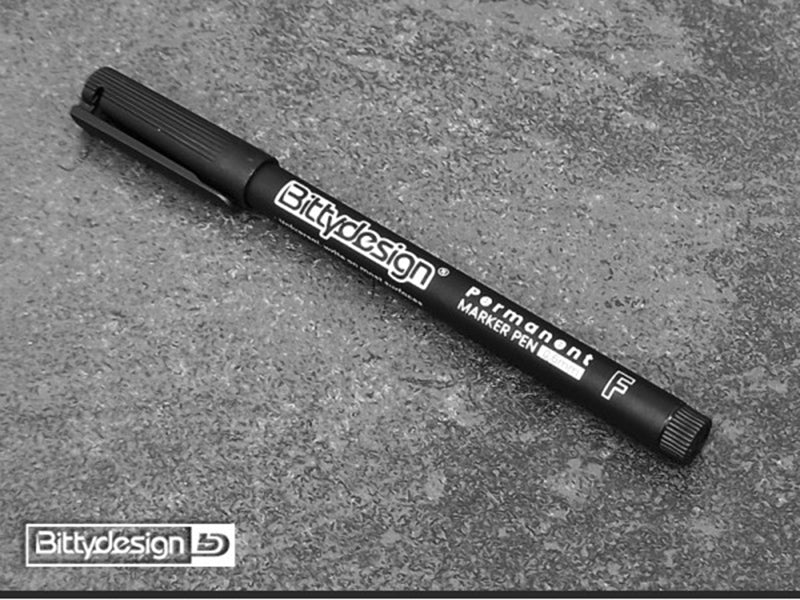 Bittydesign - Permanent Marker Pen for RC bodies - BD-MP-0622