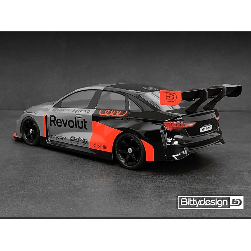 Bittydesign - Audi A3 Saloon M-chassis Body Shell 210mm to 225mm Wheelbase - BD-FWD-A3M