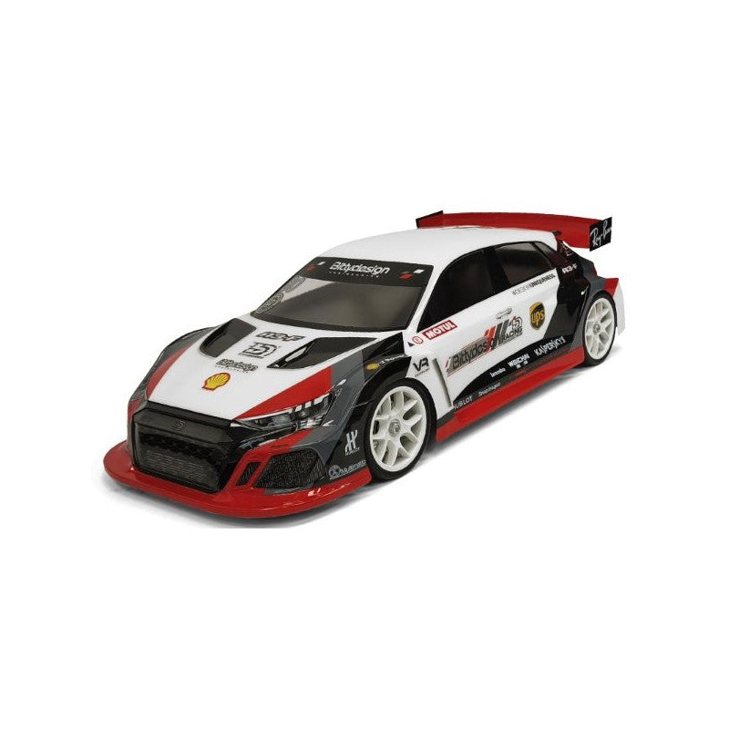 Bittydesign - A3-F 1/10 RC CAR Body FWD 190mm Wheelbase Body - BRCA (Clear Standard Thickness) - BD-FWD-190A3F