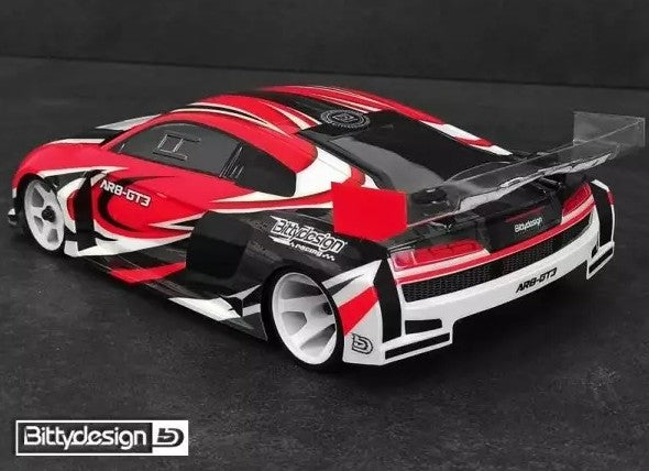 BittyDesign - Audi R8 AR8-GT3 GT12 & LMGT3 class Body Shell (Clear Lexan 1/12) - BD-GT12-R8