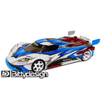 Bitty Design - ARES-1 GT12 & LMGT3 class Body Shell (Clear Lexan 1/12) - BD-GT12-AS1