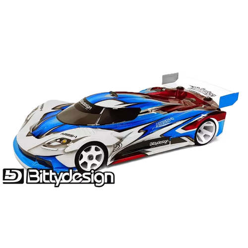 (Due September 2026 for next batch) Bitty Design - ARES-1 GT12 & LMGT3 class Body Shell (Clear Lexan 1/12) - BD-GT12-AS1