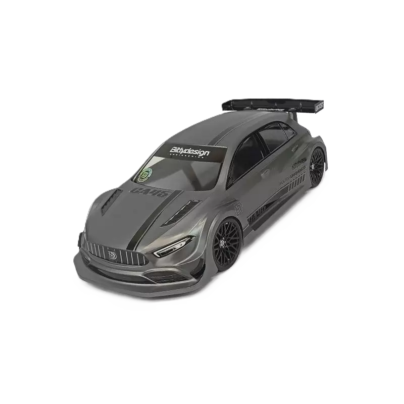 Bittydesign - Mercedes C45 M-chassis Body Shell 210mm to 225mm Wheelbase - BD-FWD-CA45M