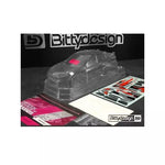 Bittydesign - HC-M M-Chassis Class 210mm to 225mm Clear 1/10 RC Bodyshell MTC - BD-FWD-HCM
