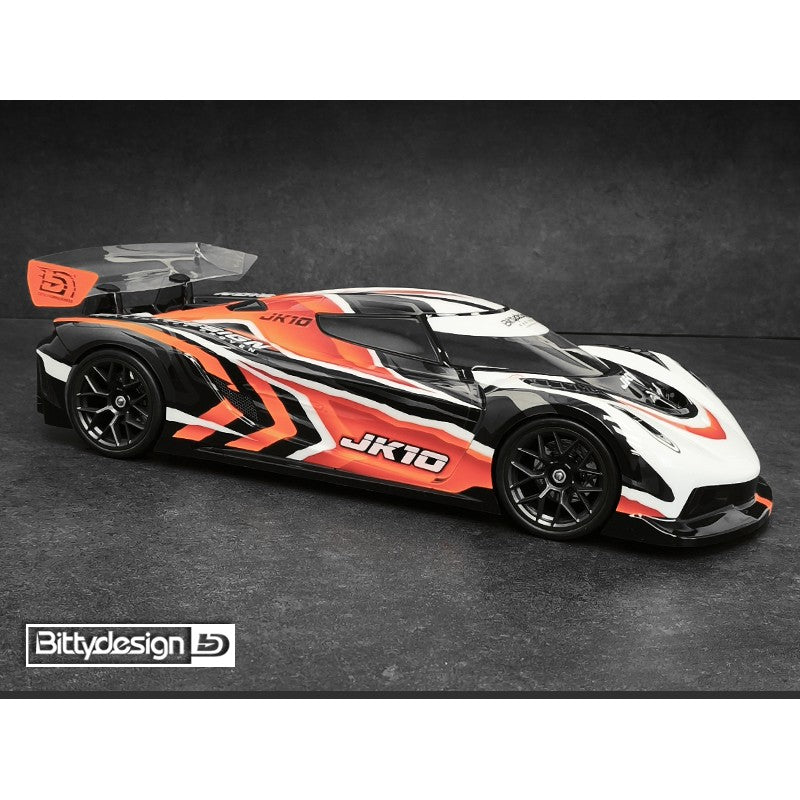 Bittydesign - JK10 1/10 GT Clear 1/10 RC Car 190mm Body Koenigsegg Jesko - Hyper Car - BD-GT-190JK10