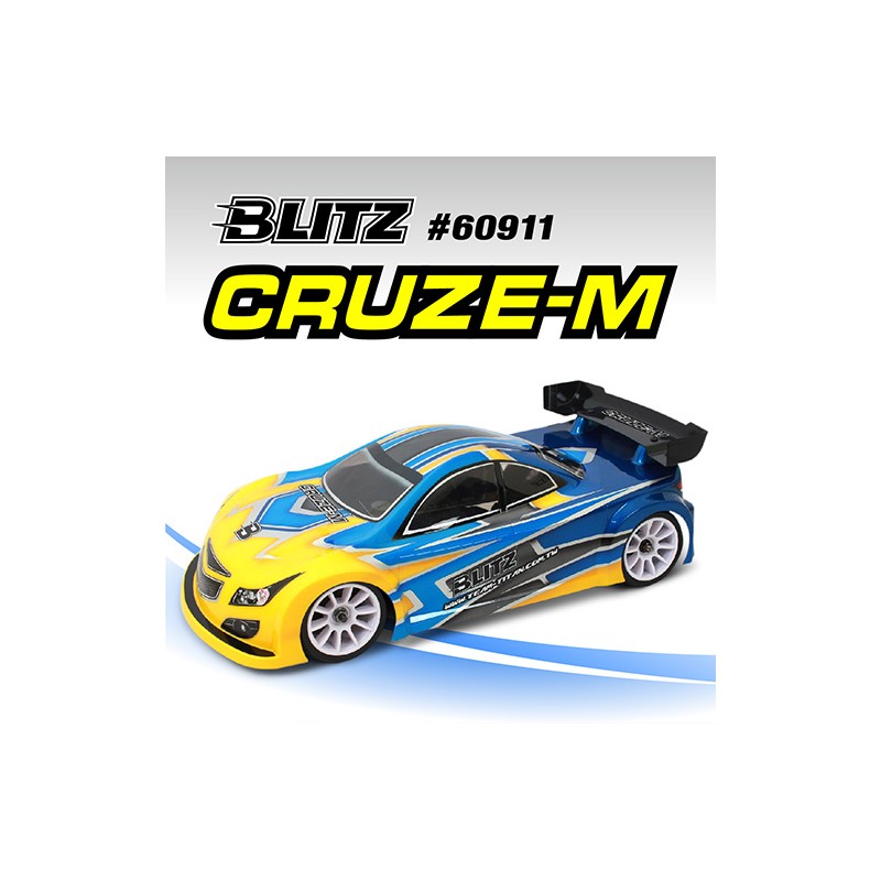 BLITZ - 1/10 MTC (210mm to 225mm WB) CRUZE-M Standard Thickness 0.8mm - Lexan M-chassis - 60911-08