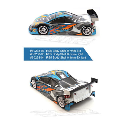 BLITZ - RS5 1/10 Touring Car 0.7mm thick STD - 254mm WB / 190mm Wide - 60238-07