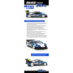 BLITZ -  TCN 190mm 0.7 STD Thickness - 1/10 Clean Lexan Touring Car Race Body - 60230-07