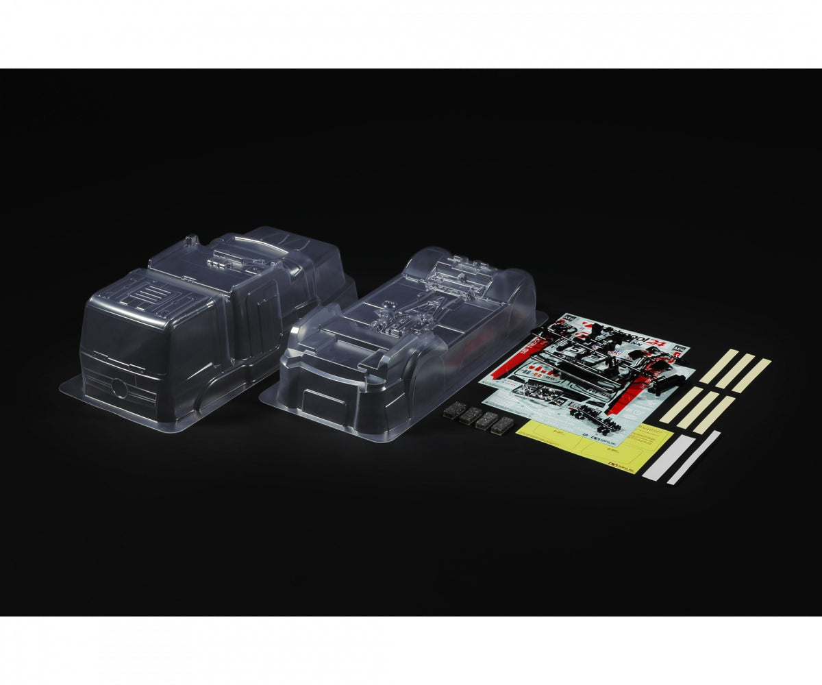 TAMIYA 58683 - MERCEDES MP4 - EURO TRUCK KIT 1/10 4WD TT01E (With ESC & MOTOR - Requires Radio, Servo, Battery, Charger & PS Spray to complete))