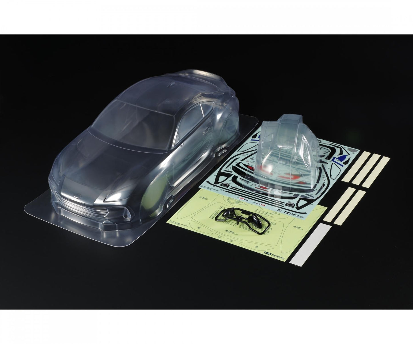 TAMIYA - Body Set Subaru BRZ (ZD8) 190MM WIDE - 1/10TH RC CAR BODY (WITH WHEELBASE 257mm - FITS ALL TT02, TT01 ETC) 300051677