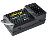Carson - Reflex Wheel Start 2.4G RC Radio Black & Receiver - C500102 (Recommended for First time Racer! Has TH/ST Dual Rate Locks)