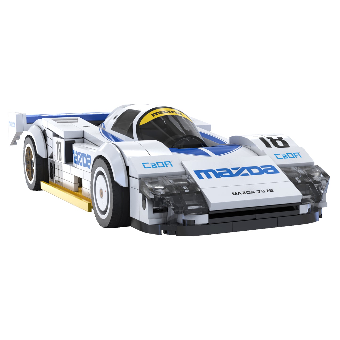 CADA BLOCK SET - Push Model 1:24 Mazda 787B - 242 - C55029W (Official Licensed Product)