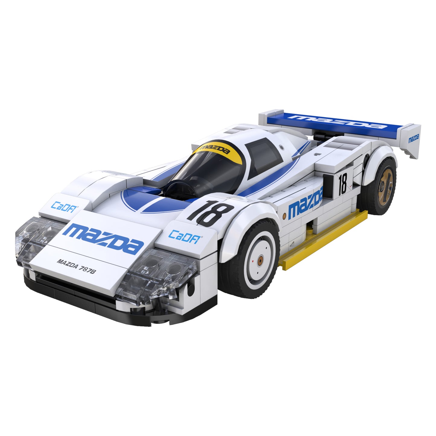 CADA BLOCK SET - Push Model 1:24 Mazda 787B - 242 - C55029W (Official Licensed Product)