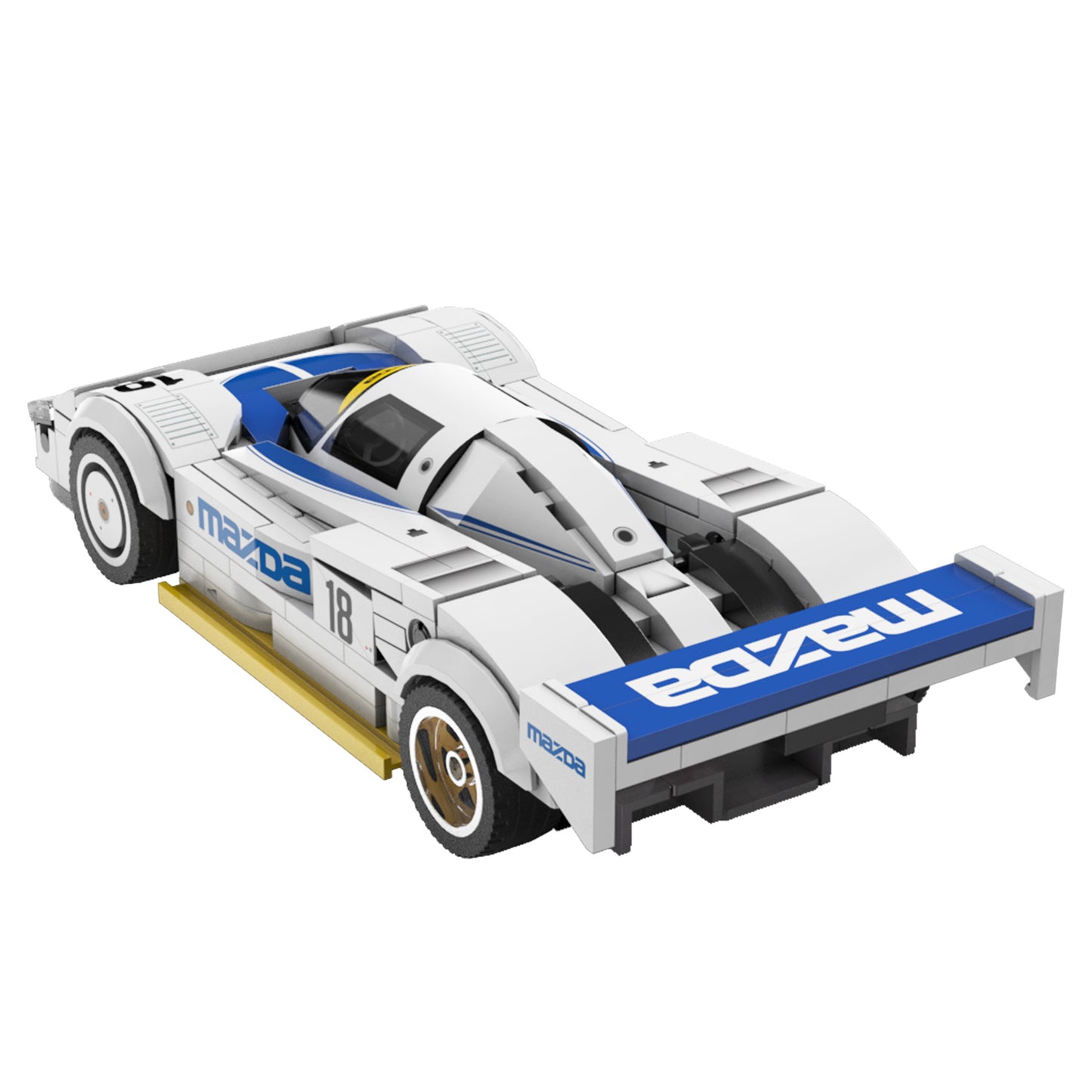CADA BLOCK SET - Push Model 1:24 Mazda 787B - 242 - C55029W (Official Licensed Product)