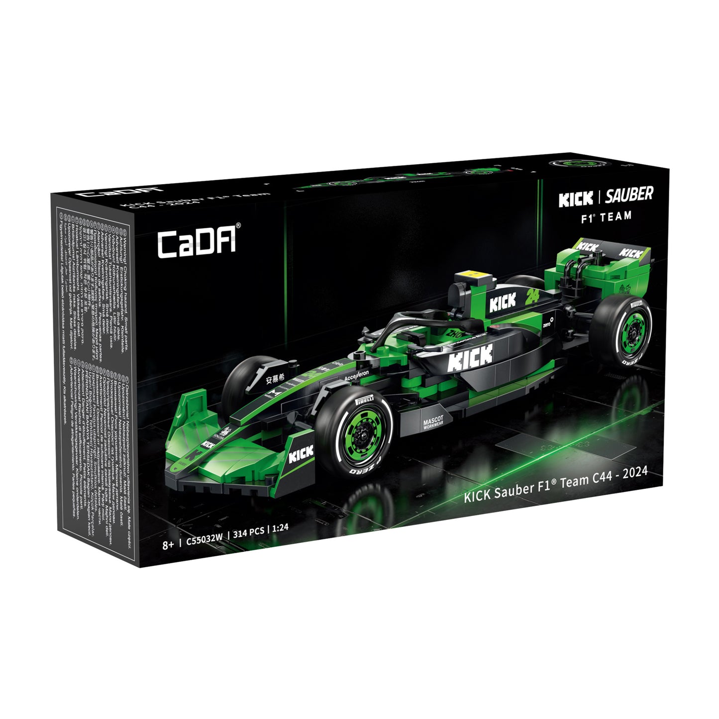 Cada - KICK Sauber F1 Team C44 (2024) - 314 pcs - Brick Assembly Model C55032W