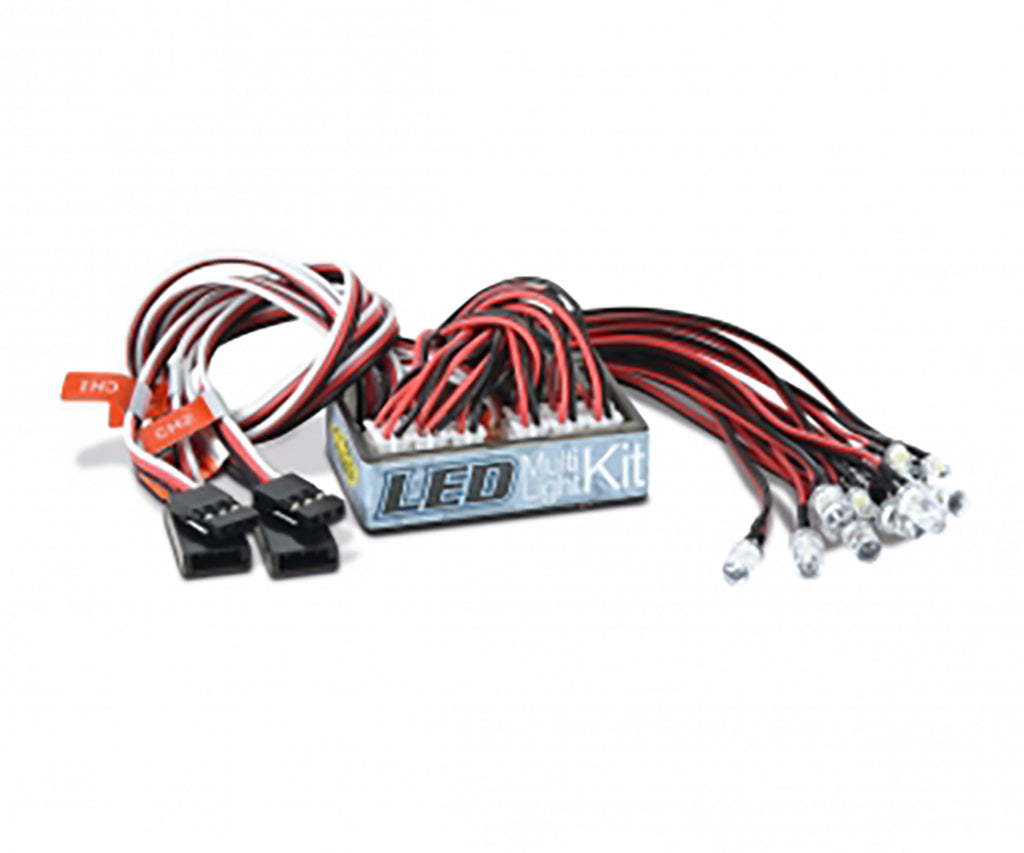 Carson - Tamiya 1/14 Tractor Truck LED Multi LIGHT SET & Module - Demo Mode, Flash, Brake, Plug & Play - C906166