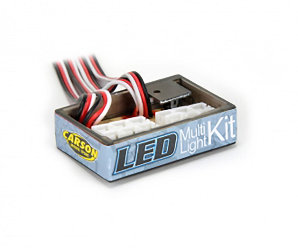 Carson - Tamiya 1/14 Tractor Truck LED Multi LIGHT SET & Module - Demo Mode, Flash, Brake, Plug & Play - C906166