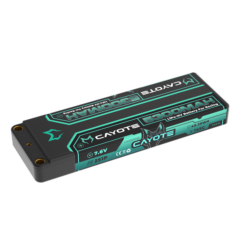 Cayote - CAYOTE LiPo 5300mAh HV Stick 7.6v 19.8mm 214g - CA532S145