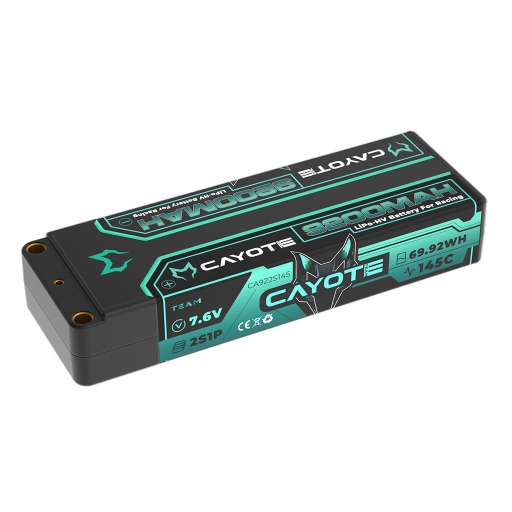 Cayote - CAYOTE LiPo 9200mAh HV Stick 7.6v 24.9mm 319g - CA922S145