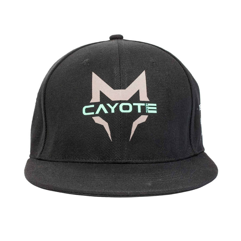 CAYOTE - Racewear CAYOTE Flat Bill Cap - One Size Fits All (Black) - CAFH01