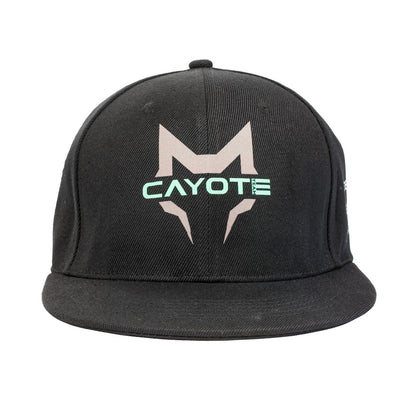 CAYOTE - Racewear CAYOTE Flat Bill Cap - One Size Fits All (Black) - CAFH01