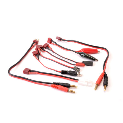 CORE RC CHARGER CONNECTOR SET - 8PCS (10AMPS MAX) DEANS/TAMIYA/JST/BULLET CR031
