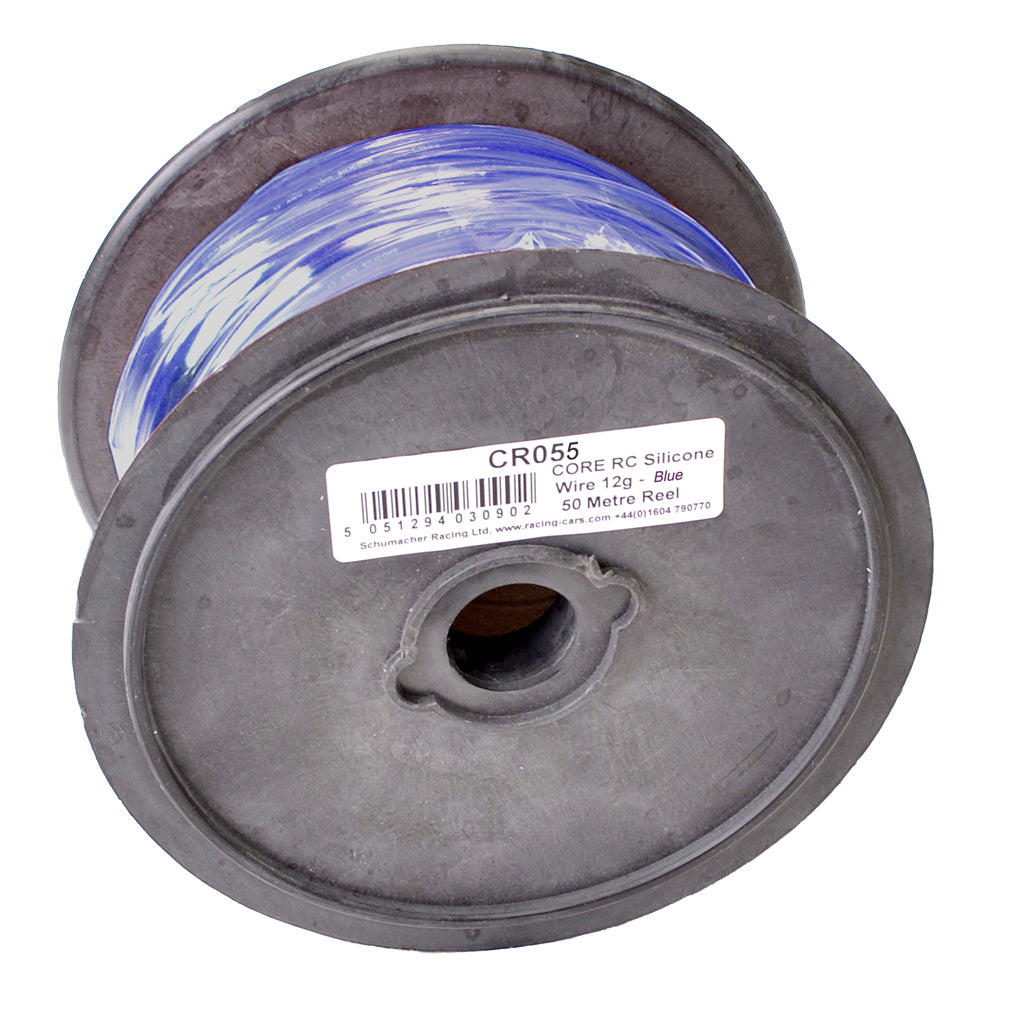 Core RC - Silicone Wire 12AWG - Blue 50 Metre Reel - CR055