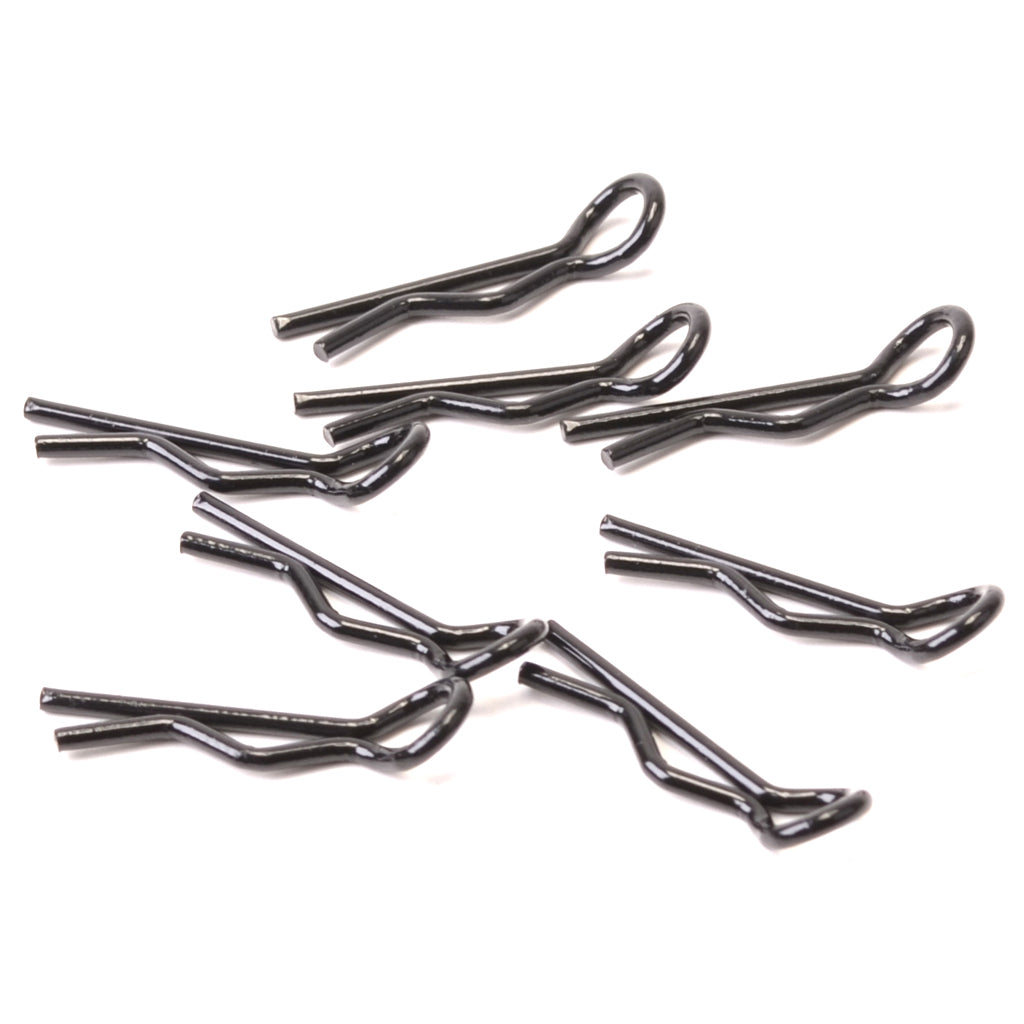 Core RC - Small Body Clip 1/10 - Gloss Black (8) - CR060