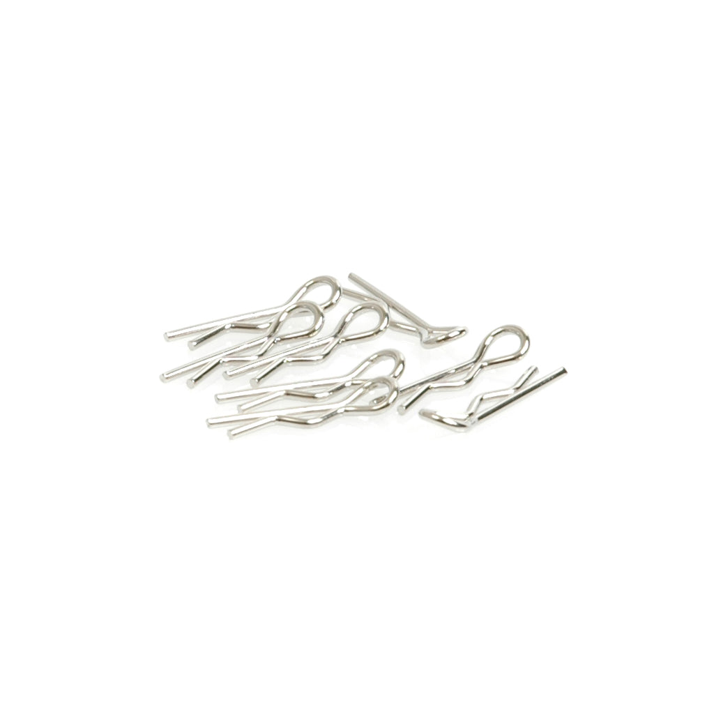 Core RC - Small Body Clip 1/10 - Silver (8) - CR061