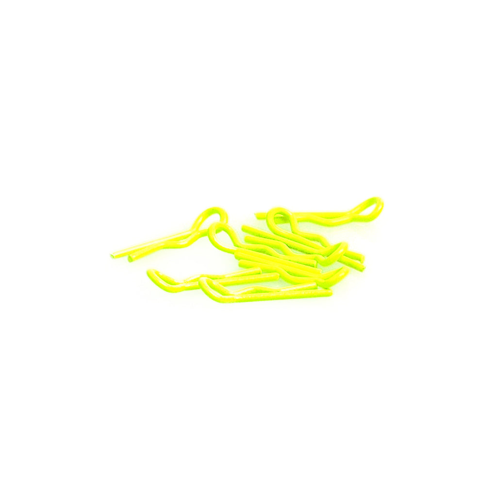 Core RC - Small Body Clip 1/10 - Fluorescent Yellow (8) - CR063