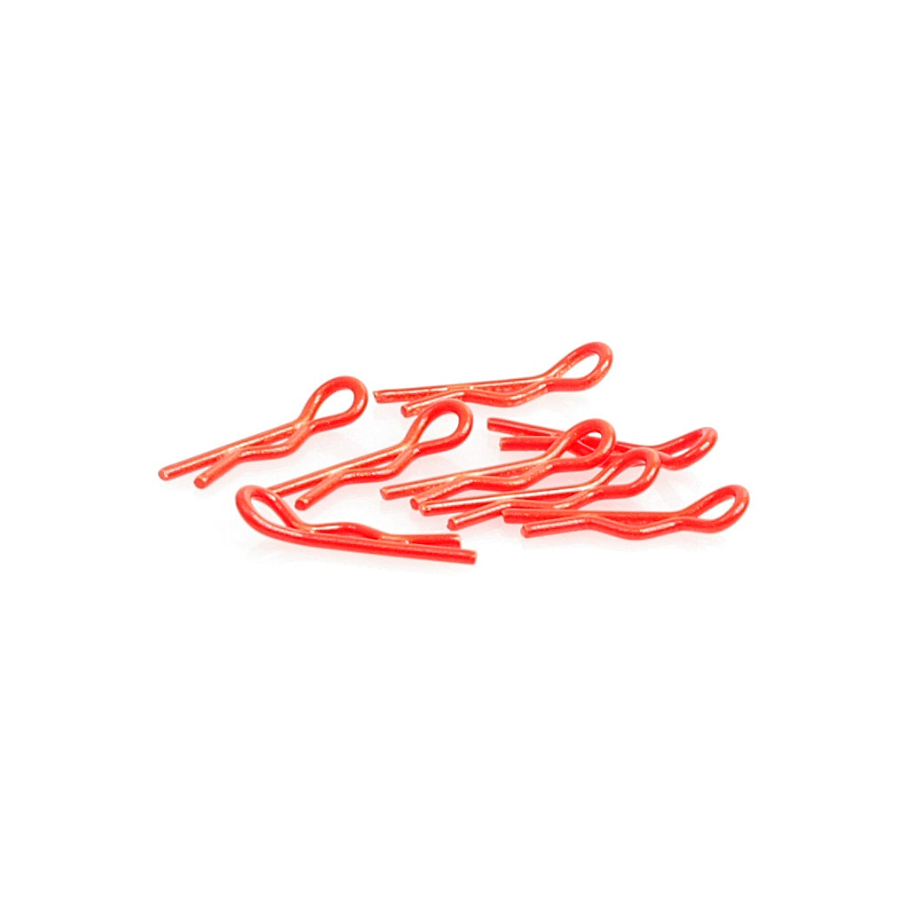Core RC - Small Body Clip 1/10 - Fluorescent Red (8) - CR065