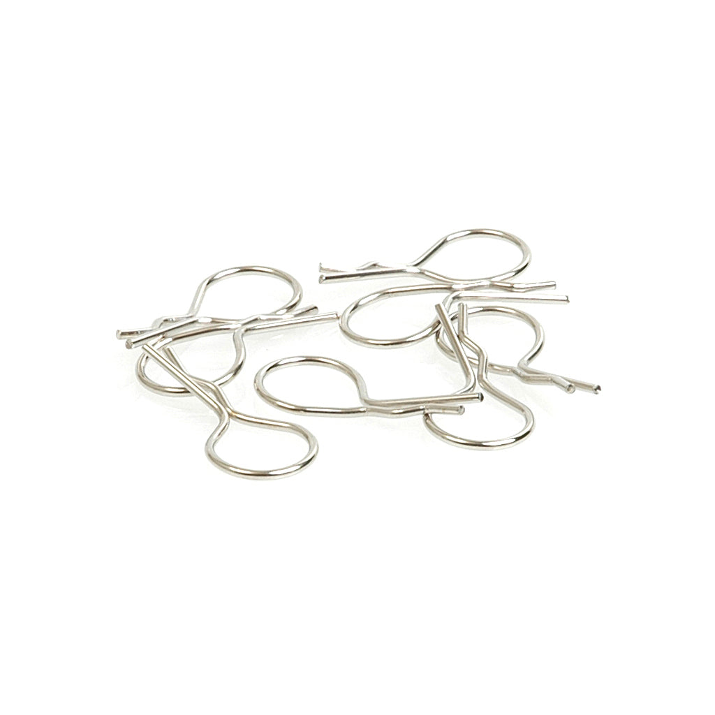 Core RC - Big Body Clip 1/10 - Silver (8) - CR071