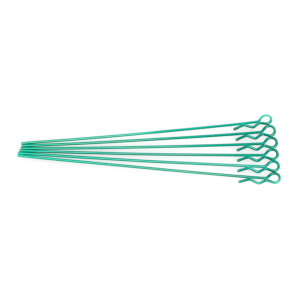 Core RC - Extra Long Body Clip 1/10 - Metallic Green (6) - CR086