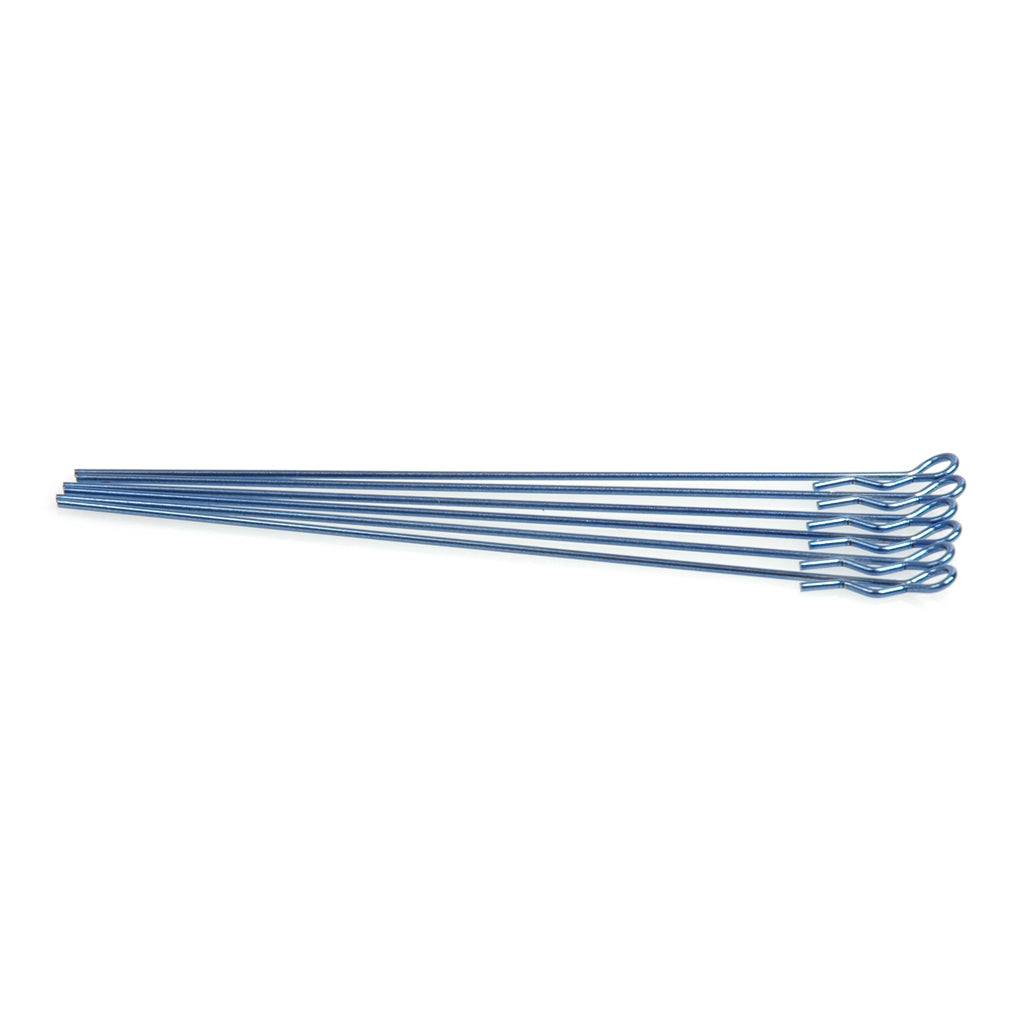 Core RC - Extra Long Body Clip 1/10 - Metallic Blue (6) - CR088
