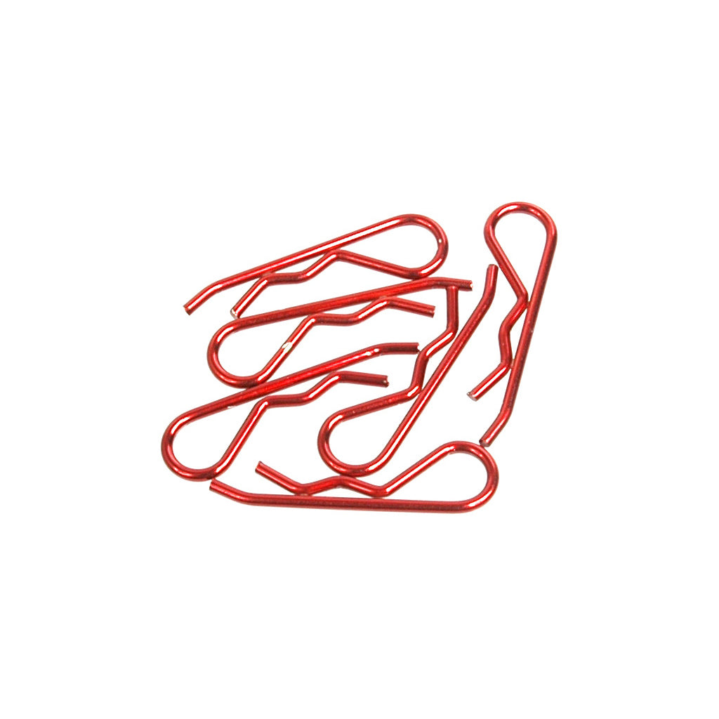 Core RC - Body Clip 1/8 - Metallic Red (6) - CR097