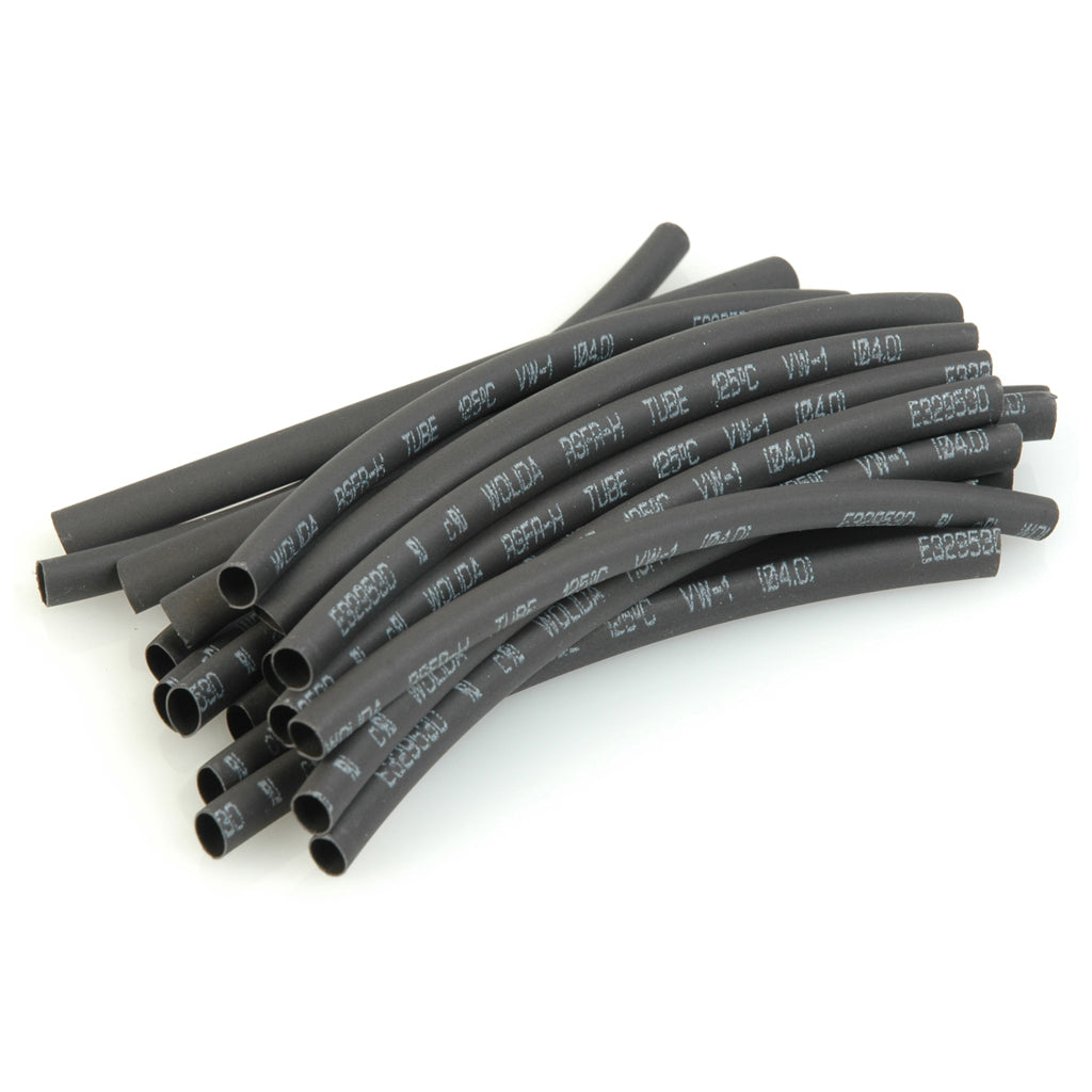 Core RC - Heatshrink 4.0mm dia Black - 20pcs - CR122