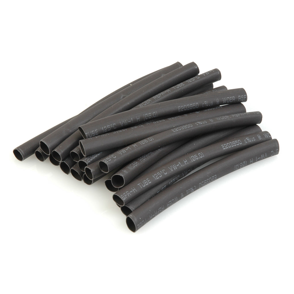 Core RC - Heatshrink 6.0mm dia Black - 20pcs - CR124