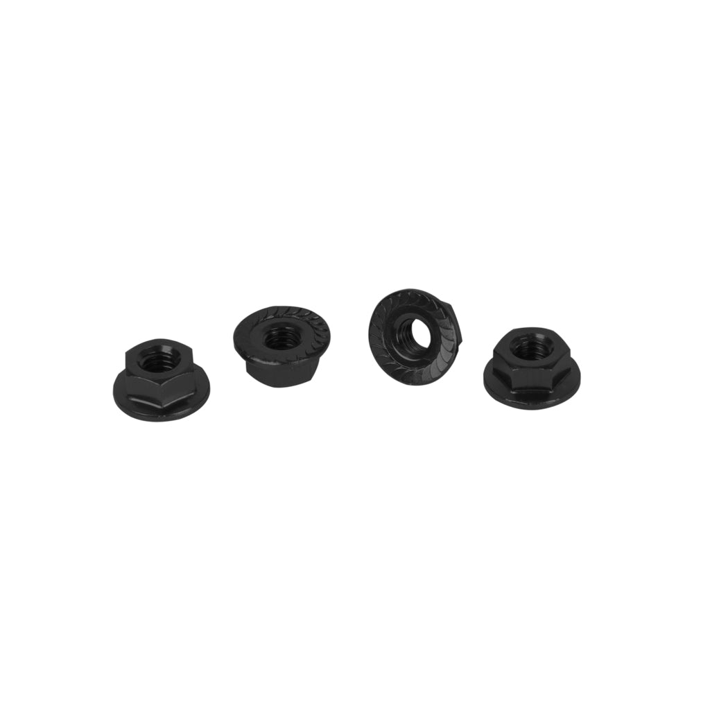 Core RC - - Serrated Alloy M4 Nuts - Black - pk4 - CR196