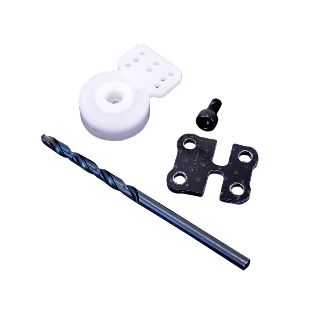 CORE RC - 1/12 Servo Saver Assembly 23T Sanwa/Ko (GT12) with drill bit - Eclipse / Atom E5, E6, A3 (for 1/12th cars) CR290