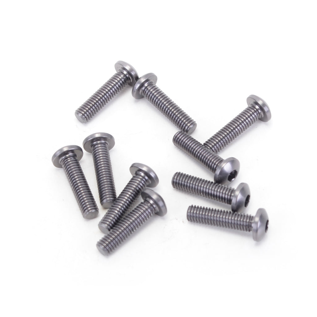 Core RC - Alloy Button Head Hex Screws M3x12 pk10 - CR317