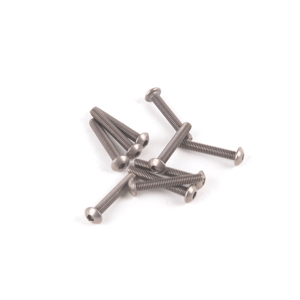 Core RC - Titanium Caphead Hex Screws M3x20 pk10 - CR331