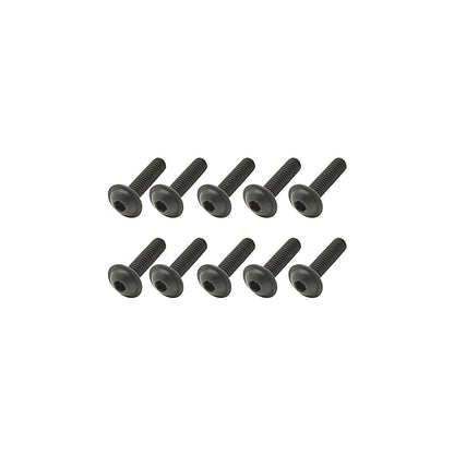 Core RC - Steel Fl Caphead Hex Screws M3x12 pk10 (Servo mount screws)