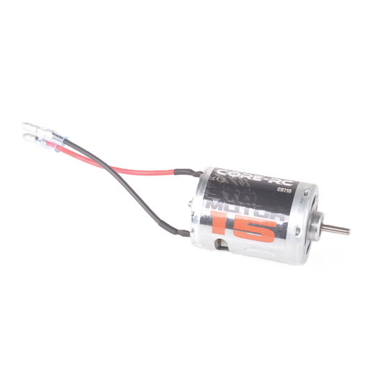 CORE RC - 15 TURN (15T - FANNED) SILVER TIN CAN BRUSHED 1/10 540 MOTOR - CR710