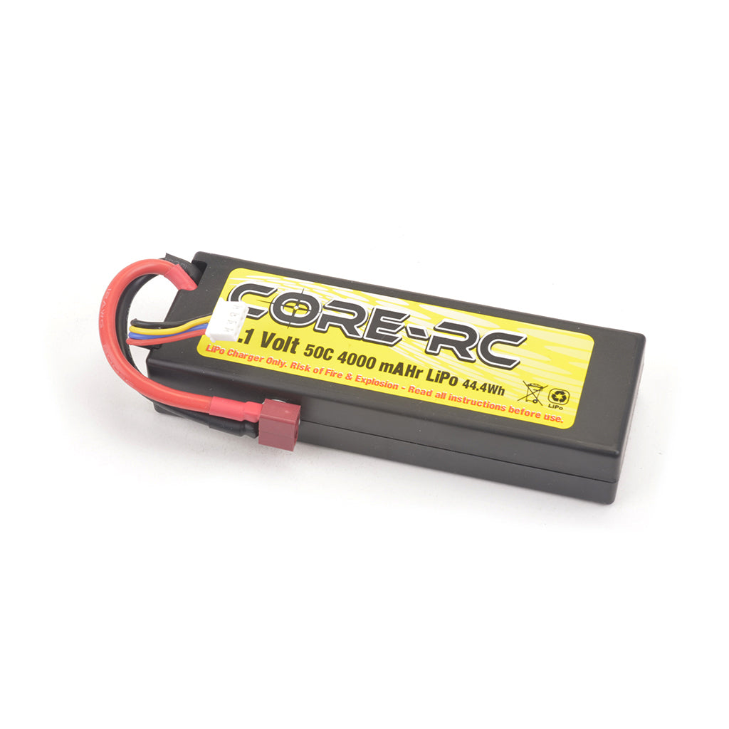 Core RC - 4000mAh 11.1V 3S 50C H/C LP LiPo T Plug - CR775