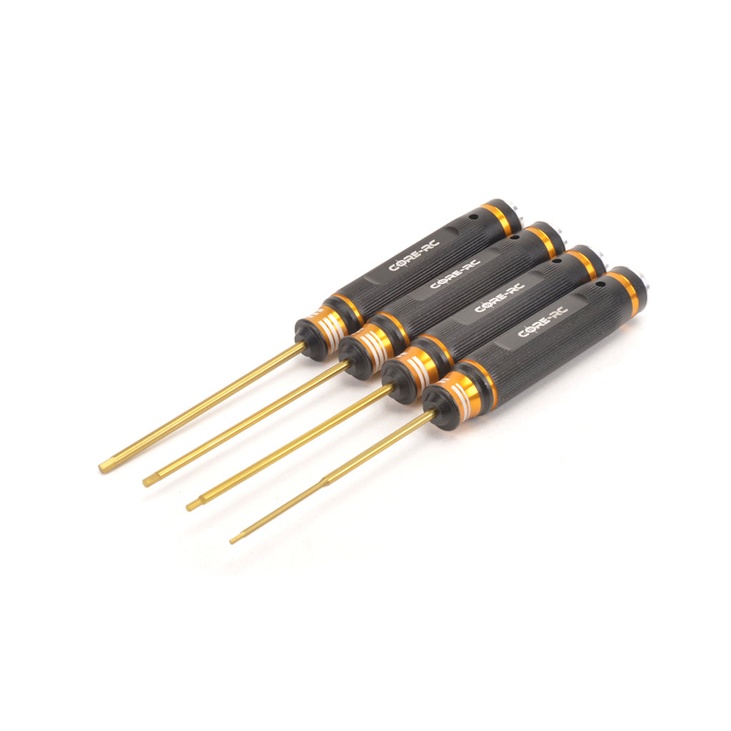 CORE RC CAR/BUGGY - PREMIUM ALLEN DRIVER HEX SET B/G 4PCS 1.5/2.0/2.5/3.0MM - CR791
