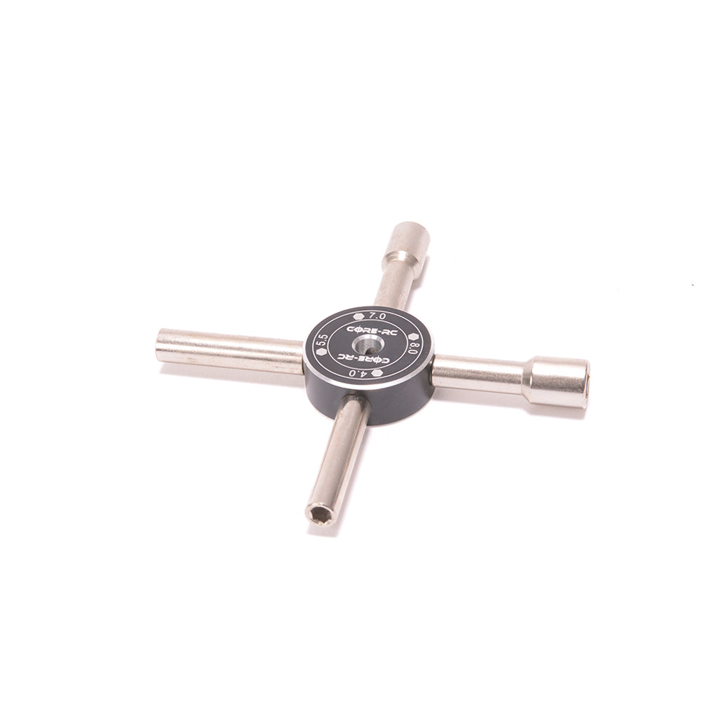 Core RC - 4 Way Wrench Large 4.0, 5.5, 7.0, 8.0mm - CR884