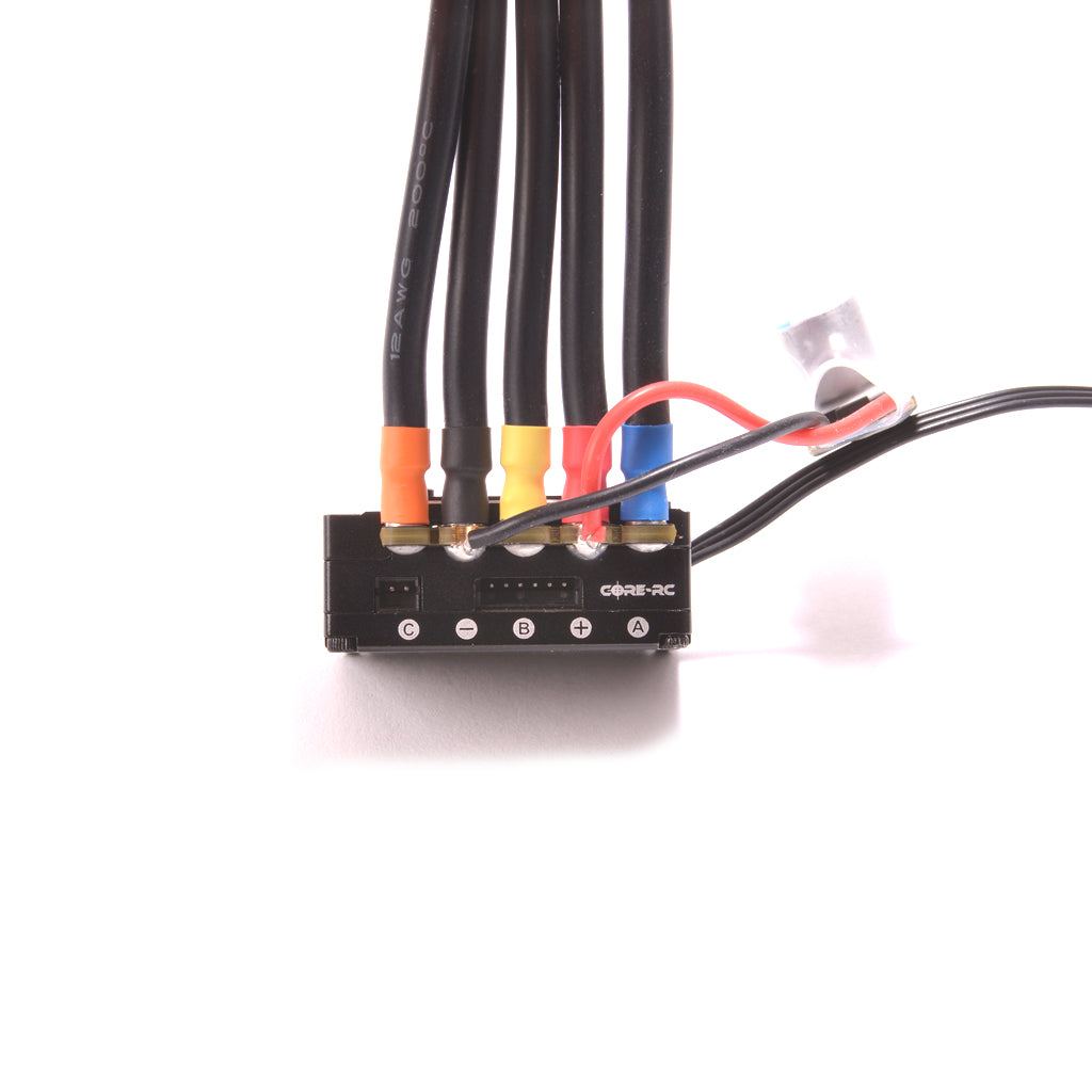 CORE RC - PACE 100R Brushless ESC - 1S Lipo Compatible (LMP12, GT12, F1 Stock) - CR885 (Sensor lead not included)